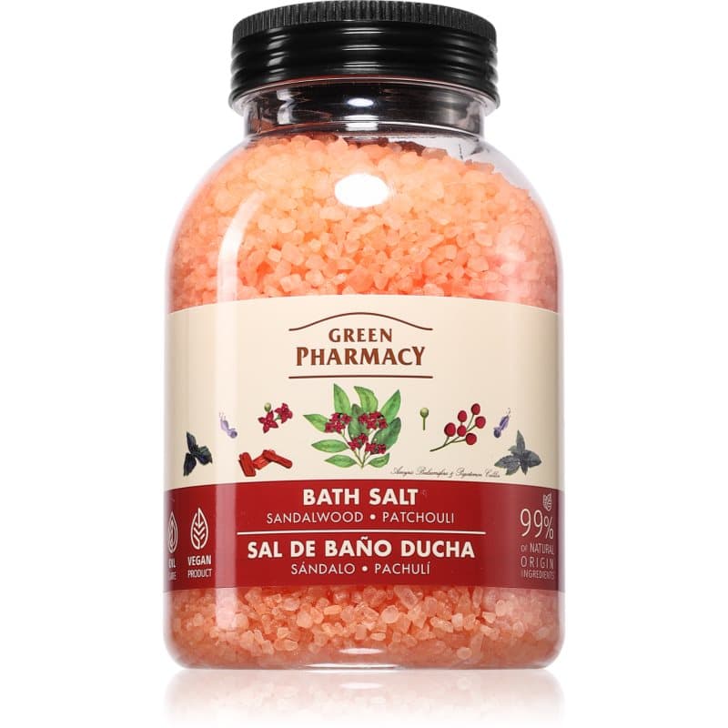 Sandalwood & Patchouli Bath Salt relaksująca sól do kąpieli