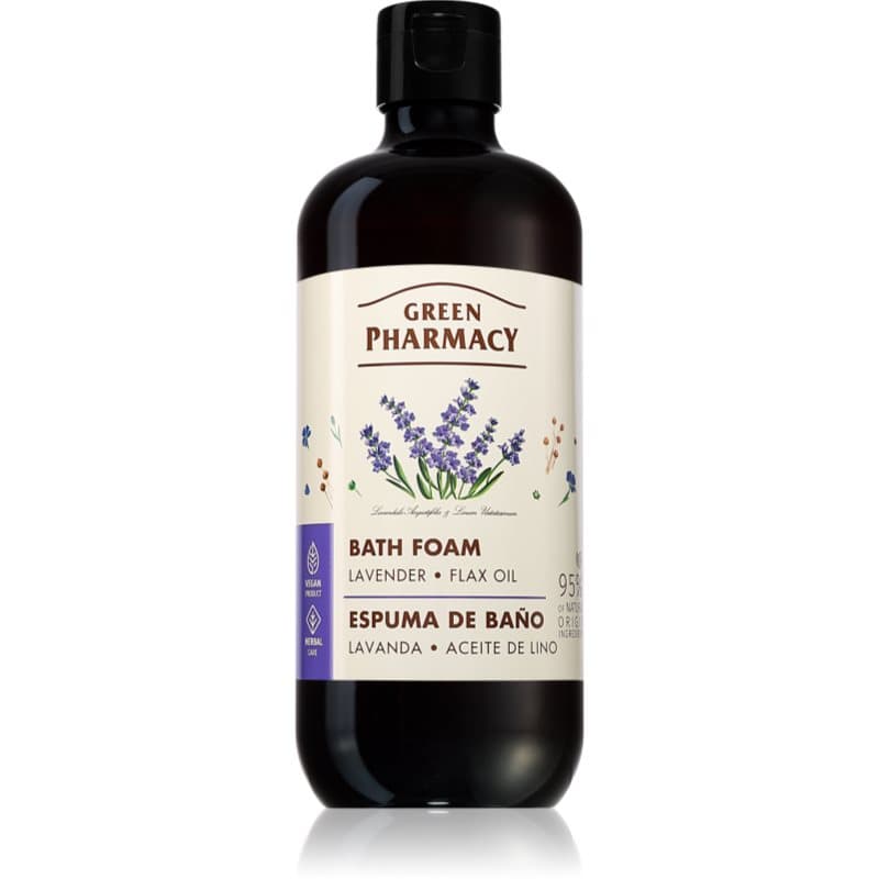 Lavender & Linseed Oil Bath Foam piana do kąpieli z lawendą