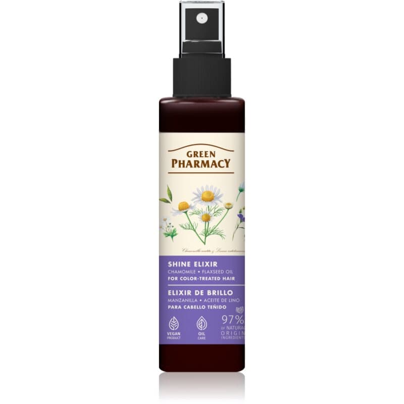 Chamomile & Flaxseed oil Elixir eliksir bez spłukiwania do włosów farbowanych