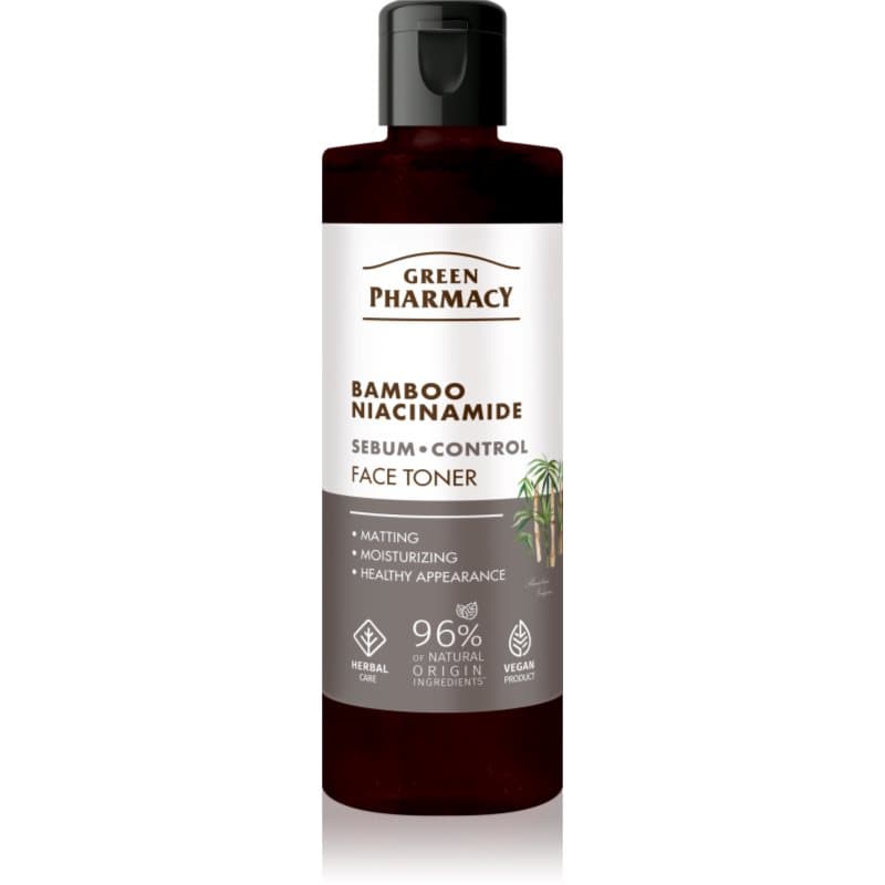 Bamboo & Niacinamide Face Toner tonik aktywny do skóry tłustej