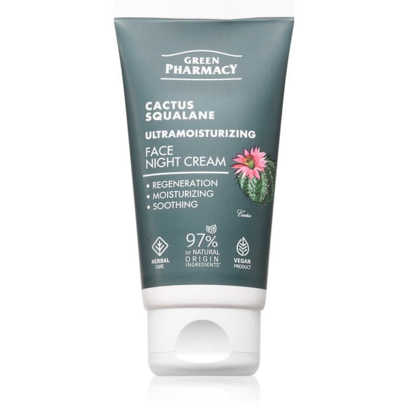 Cactus & Squalane Night Face Cream nawilżający krem na noc
