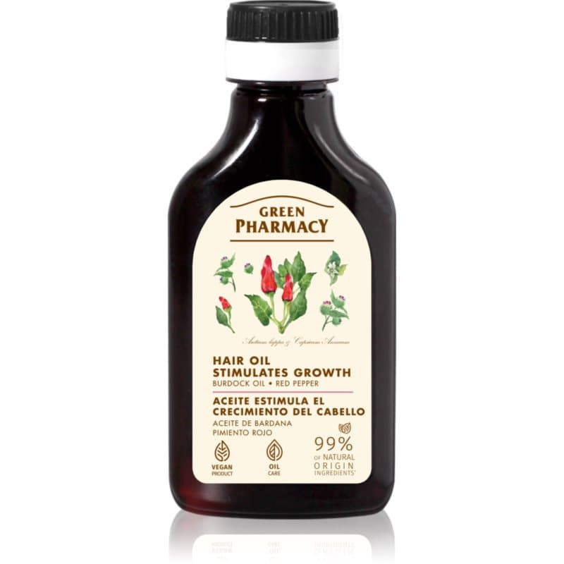 Red Peppers Burdock Oil olejek łopianowy stymulujący porost włosów
