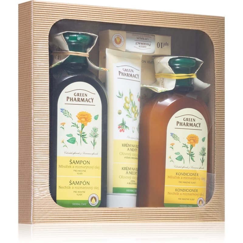 Herbal Care zestaw upominkowy do twarzy, ciała i włosów