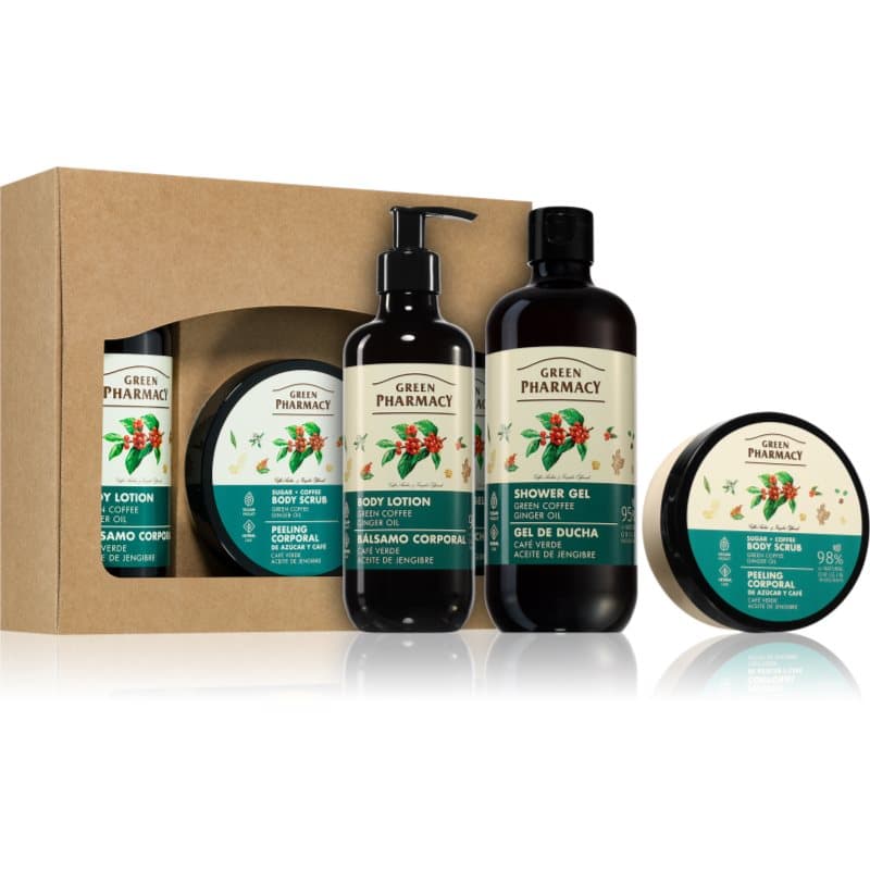 Green coffee & Ginger Oil SET zestaw upominkowy