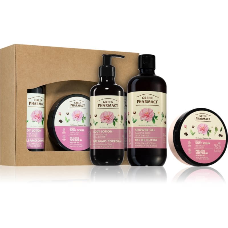 Damask Rose & Shea Butter SET zestaw upominkowy
