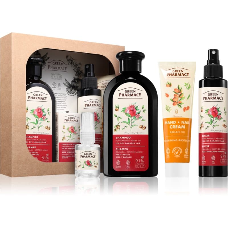 Argan Oil & Pomegranate Set zestaw upominkowy do ekstremalnie suchych włosów