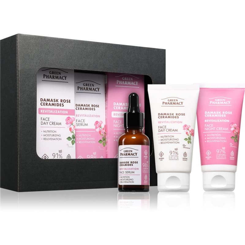 Damask Rose & Ceramides Set zestaw upominkowy dla doskonałej skóry