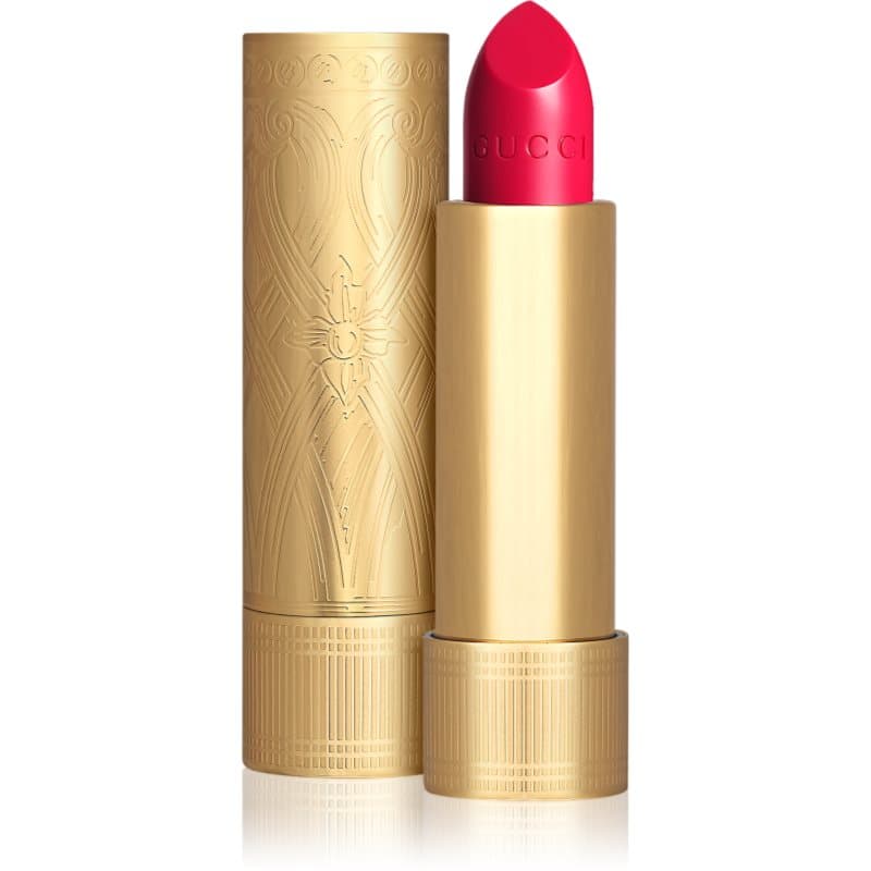 Gucci Beauty Rouge à Lèvres Satin Lipstick aksamitna szminka odcień 401 Three Wise Girls Pink