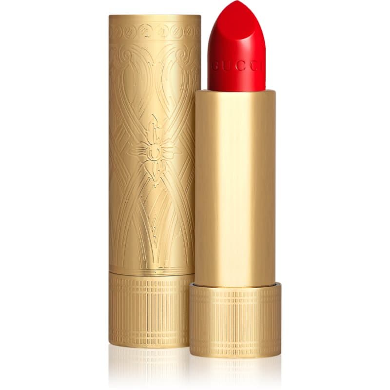 Gucci Beauty Rouge à Lèvres Satin Lipstick aksamitna szminka odcień 500 Odalie Red