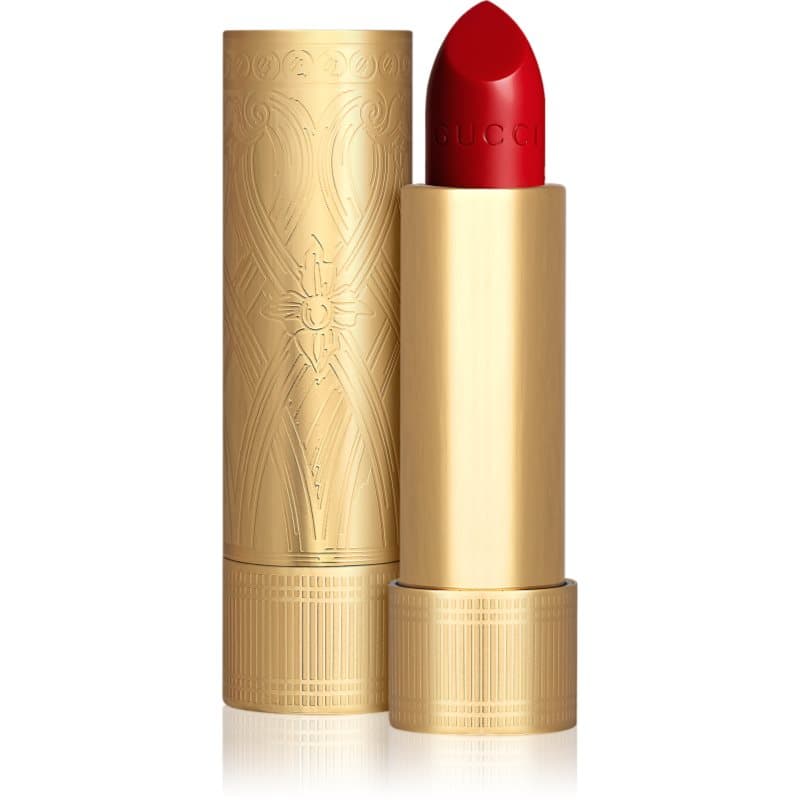 Gucci Beauty Rouge à Lèvres Satin Lipstick aksamitna szminka odcień 25 Goldie Red