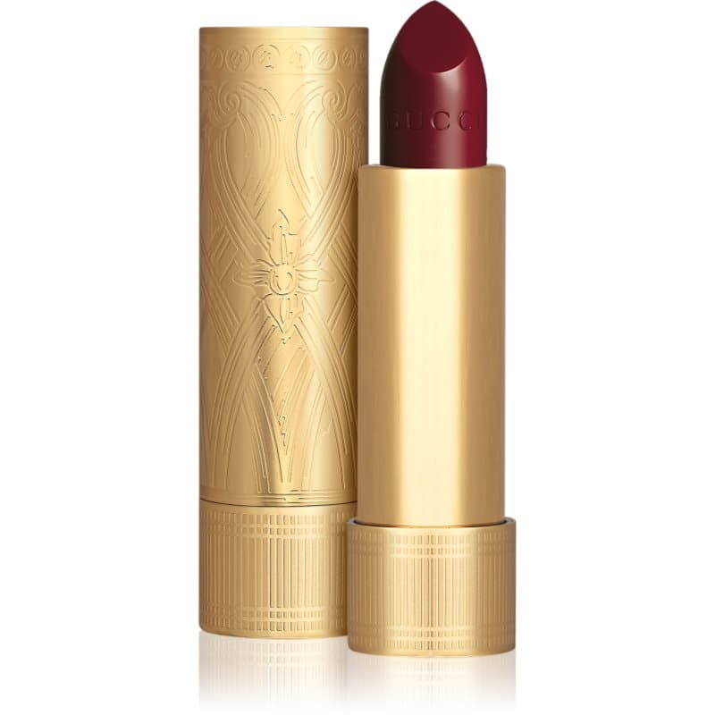 Gucci Beauty Rouge à Lèvres Satin Lipstick aksamitna szminka odcień 506 Louisa Red