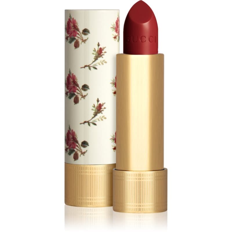 Gucci Beauty Rouge à Lèvres Voile błyszcząca szminka odcień 502 Eadie Scarlet