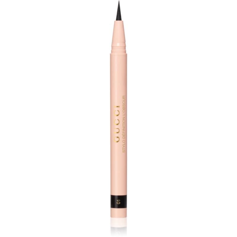 Gucci Beauty Stylo Définition L’Obscur płynny eyeliner w pisaku odcień 01 Eve Black