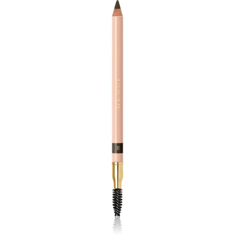 Gucci Beauty Crayon Définition Sourcils kredka do brwi ze szczotką odcień 06 Ebony