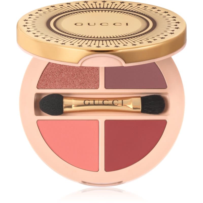 Gucci Beauty Palette de Beauté Quatuor wielofunkcyjny kosmetyk do makijażu oczu, ust i twarzy odcień 01 Summerina Brown