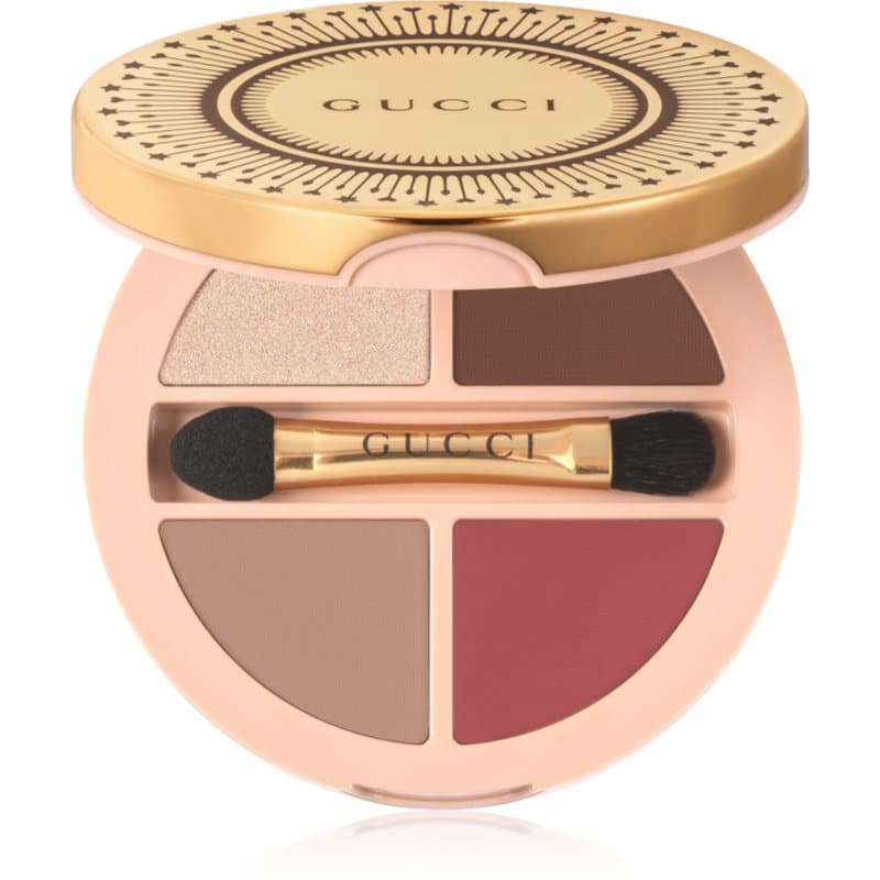 Gucci Beauty Palette de Beauté Quatuor wielofunkcyjny kosmetyk do makijażu oczu, ust i twarzy odcień 01 Summerina Brown