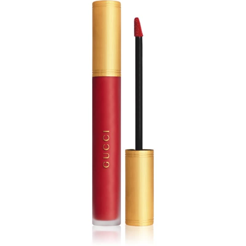 Gucci Beauty Rouge à Lèvres Matte Lipstick pomadka matowa w płynie odcień 25* Goldie Red