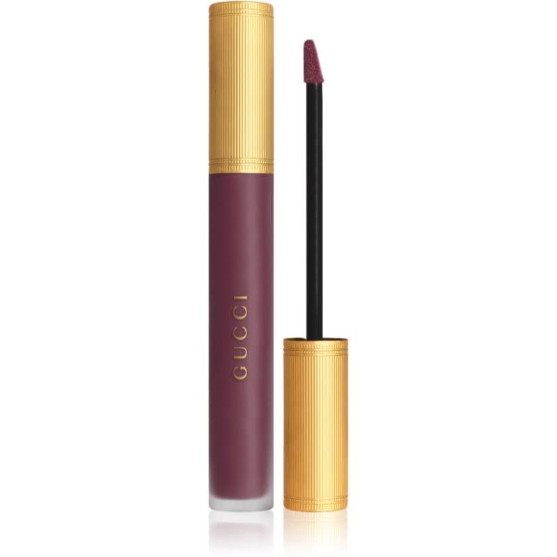 Gucci Beauty Rouge à Lèvres Matte Lipstick pomadka matowa w płynie odcień 607 Vanessa Violet