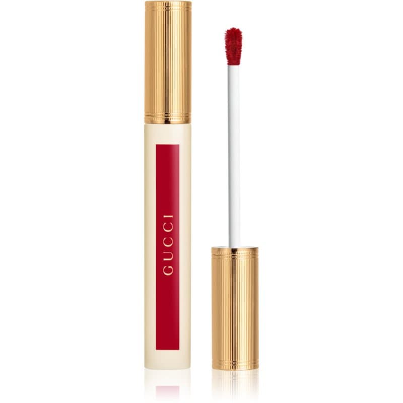 Gucci Glow Oil-In-Water Tint Liquid Lipstick nawilżająca szminka w płynie z połyskiem odcień 509 Rosso Ancora