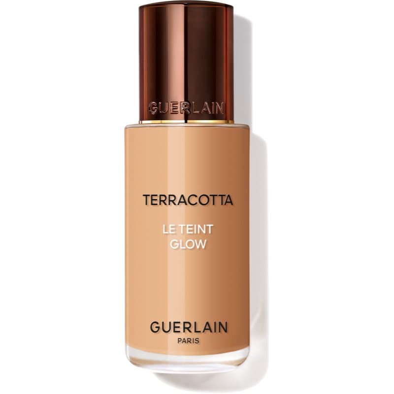 Terracotta Le Teint Glow podkład rozjaśniający w płynie nadający naturalny wygląd odcień 4W Warm