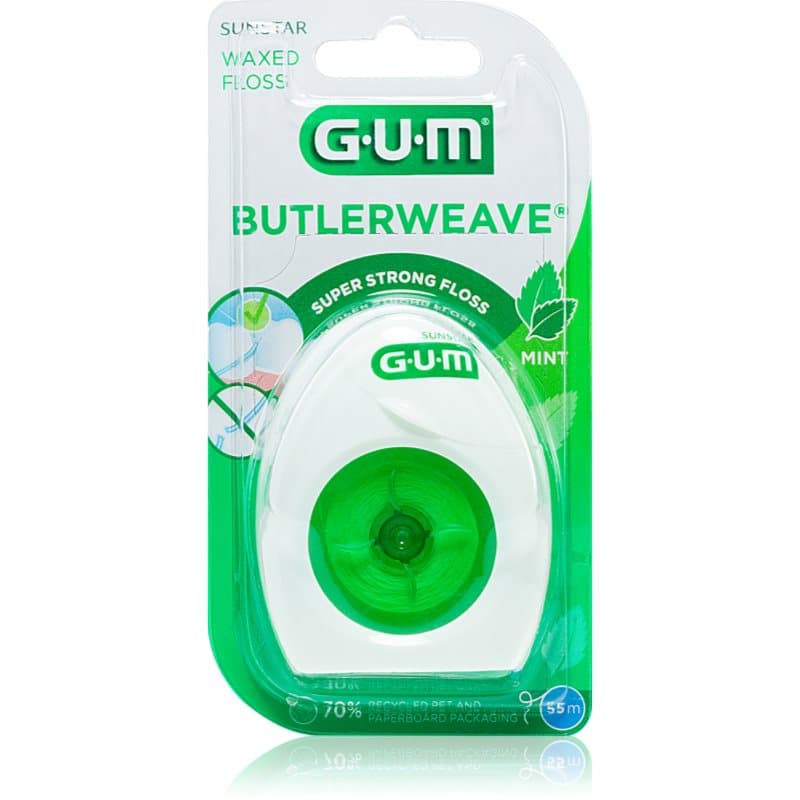 Butlerweave nić dentystyczna woskowana o smaku miętowym 55