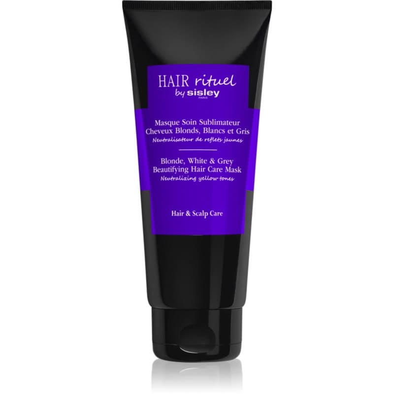 Hair Rituel by Sisley Blonde, White & Grey Beautifying Hair Care Mask maska do włosów szampon neutralizujący rude odcienie
