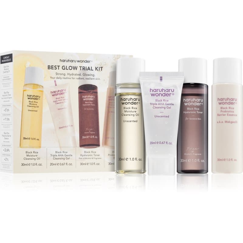 Best Glow Trial Kit zestaw podróżny do rozjaśnienia i nawilżenia