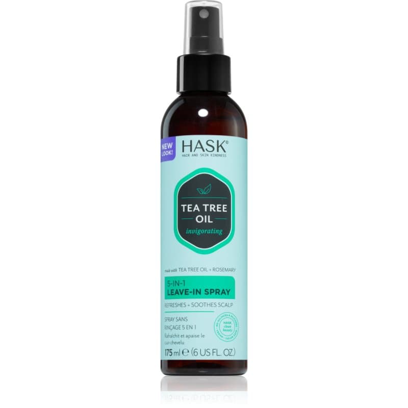 Tea Tree Oil & Rosemary spray bez spłukiwania Do suchej i swędzącej skóry głowy