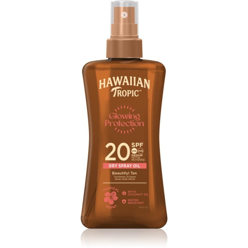 Glowing Protection Dry Oil Spray żel nawilżający do opalania SPF 20