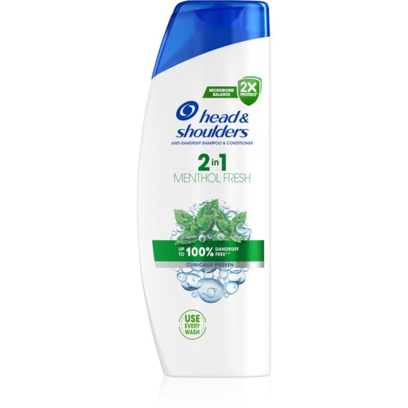 Menthol Fresh 2in1 szampon z odżywką 2w1 przeciw łupieżowi