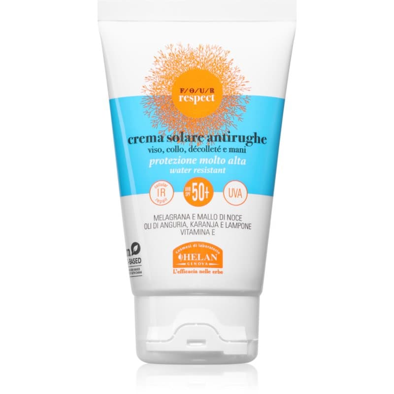 VOGLIA DI SOLE FOUR RESPECT Sun Cream SPF50+ krem przeciw zmarszczkom do opalania SPF 50+