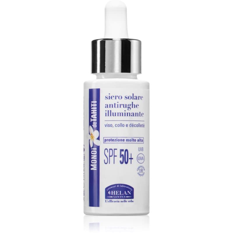 MONOÏ de TAHITI Sun Serum serum rozświetlające przeciw zmarszczkom SPF 50+