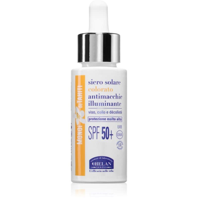 MONOÏ de TAHITI Tinted Sun Serum fluid rozświetlająco-tonujący SPF 50+