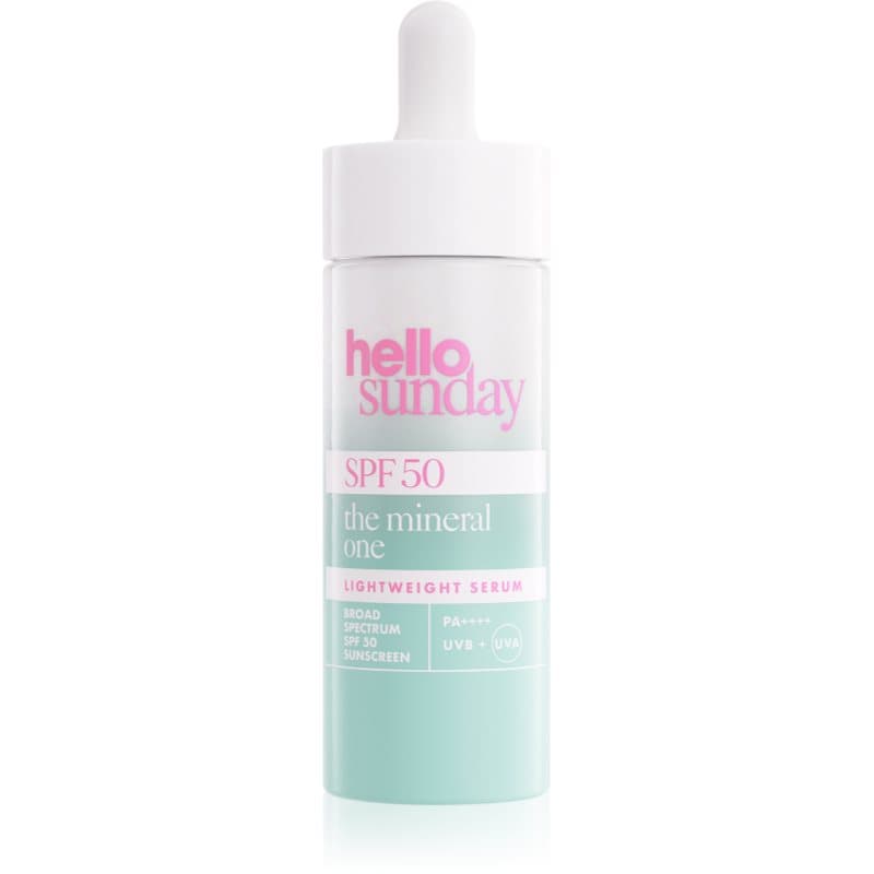 the mineral one lightweight serum drops lekkie serum SPF 50