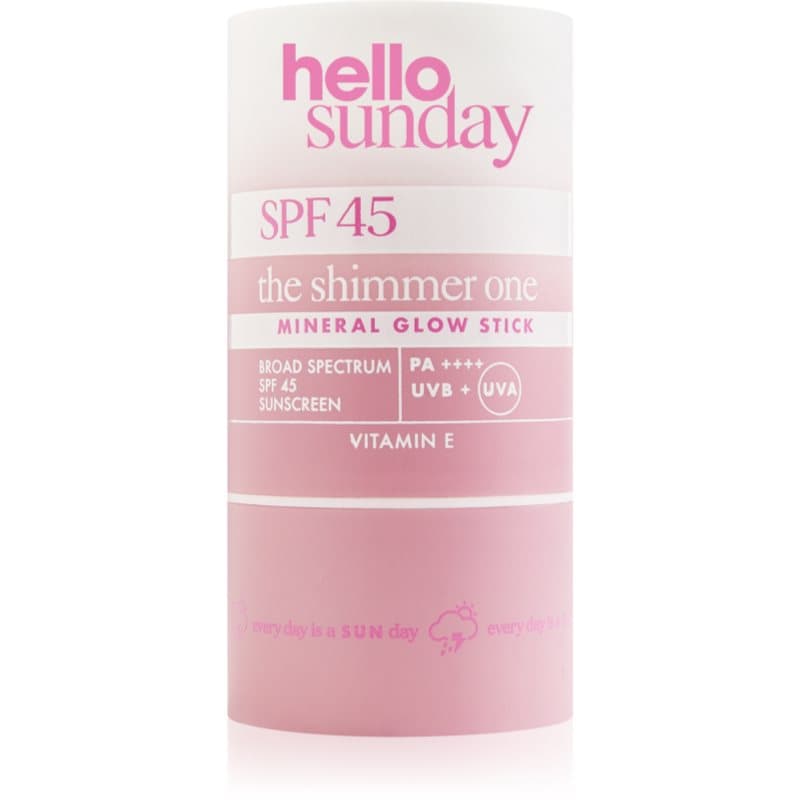 the shimmer one mineral glow stick mineralny sztyft ochronny do miejsc wrażliwych SPF 45