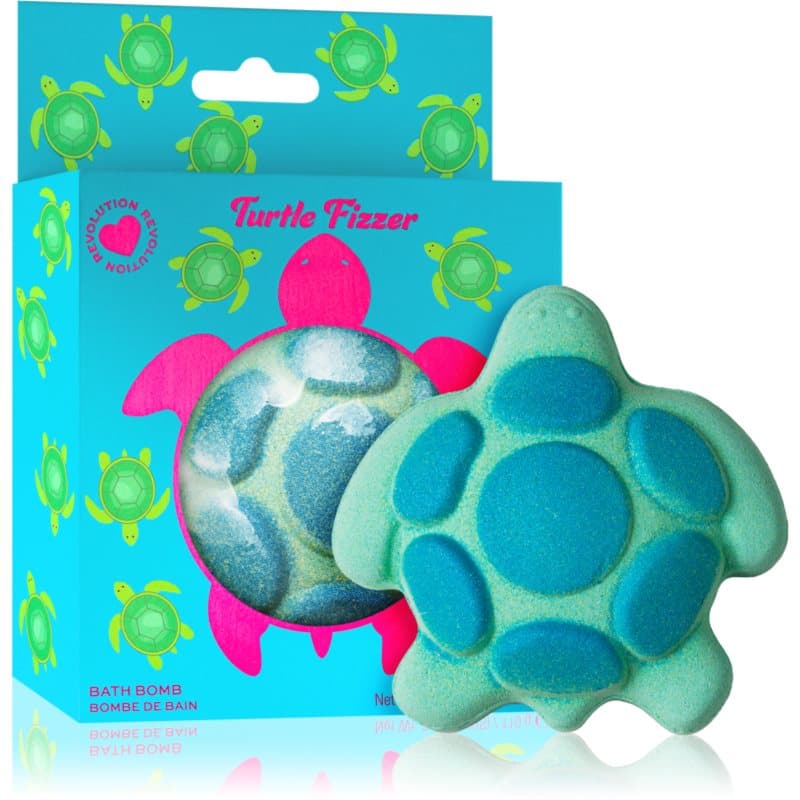 Bath Fizzer Turtle kule do kąpieli z zapachem Citrus & Green apple
