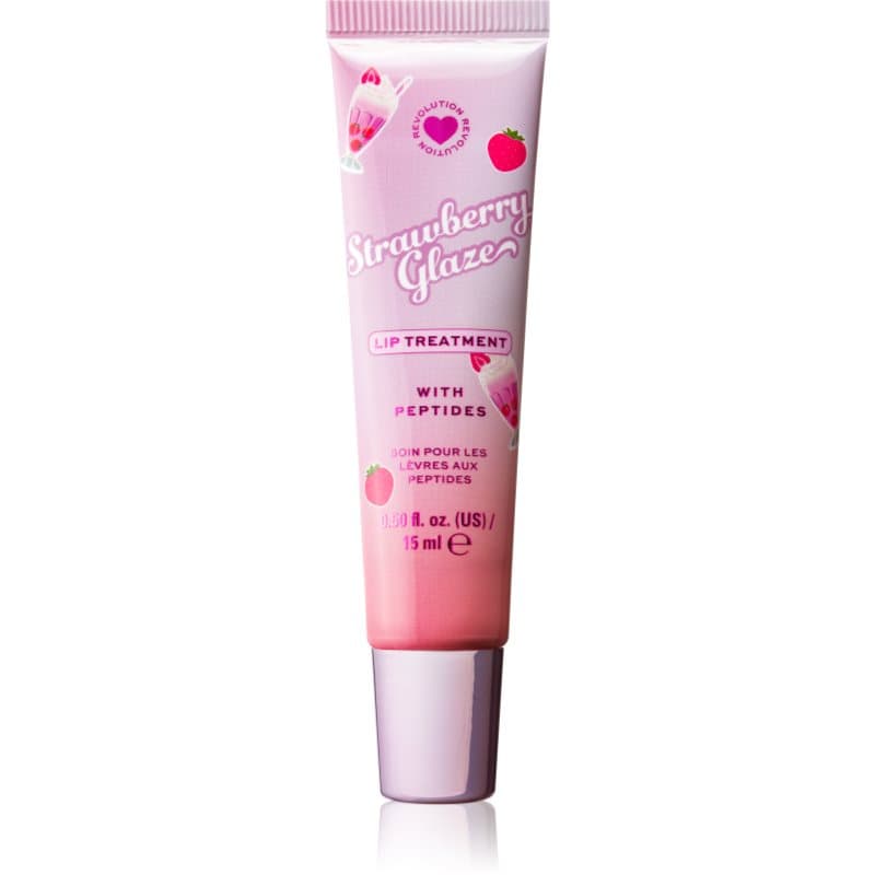 Milkshake Strawberry Glaze balsam do ust odżywiający i nadający doskonały wygląd z peptydami