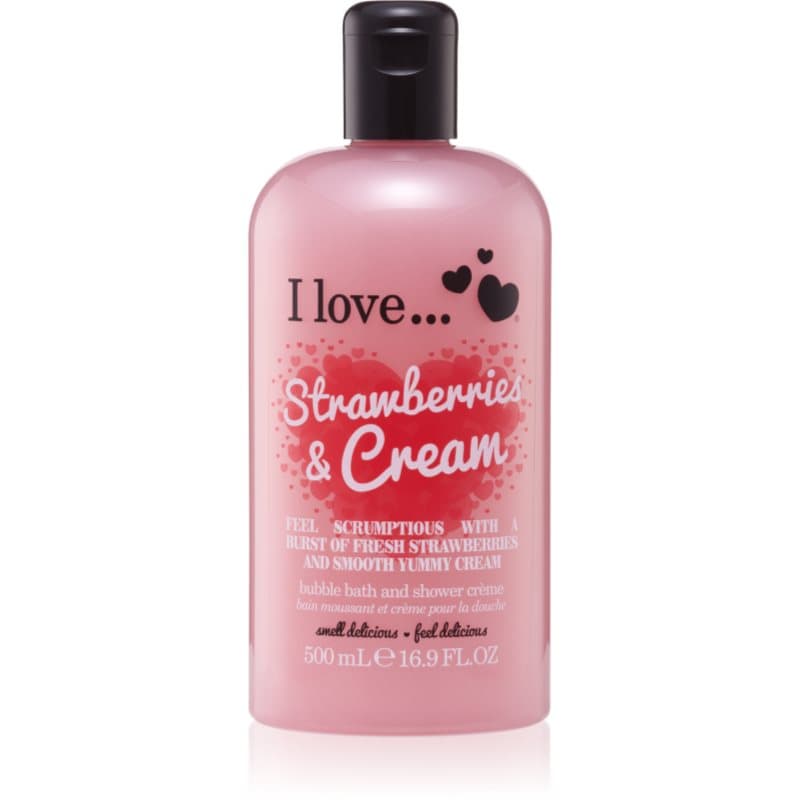 Strawberries & Cream krem pod prysznic i do kąpieli
