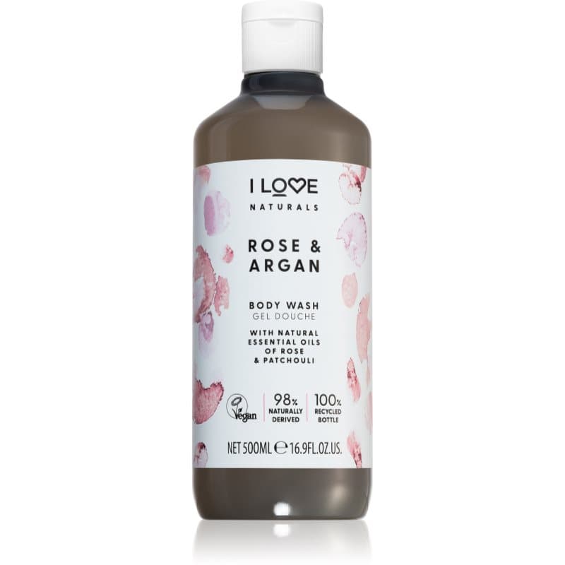 Naturals Rose & Argan aromatyczny żel pod prysznic z różanym aromatem