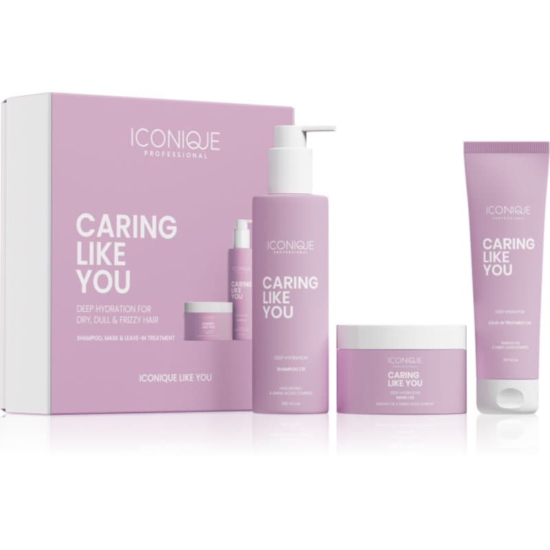 CARING LIKE YOU Deep Hydration Set zestaw do włosów suchych i zniszczonych