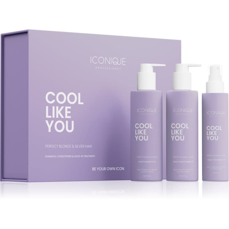COOL LIKE YOU Perfect Blonde & Silver Violet Set zestaw neutralizująca żółtawe odcienie