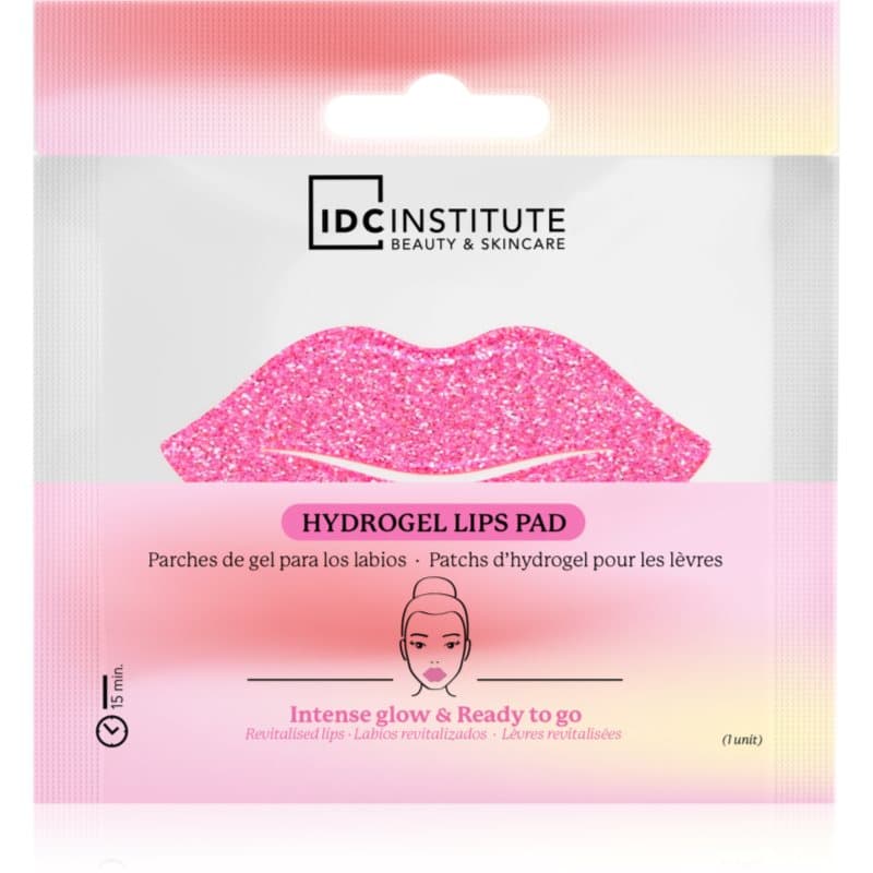 Glitter Lip Pink hydrożelowa maska do ust