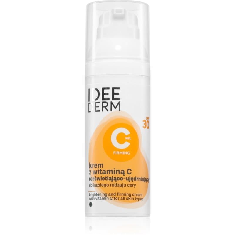 Idee Derm Vitamin C krem na dzień rozjaśniający i ujędrniający SPF 30