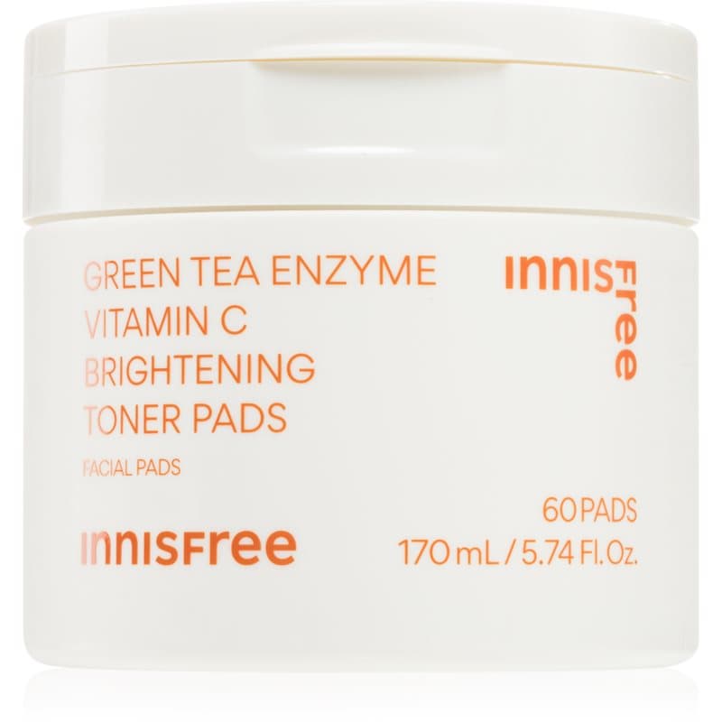 Green Tea Vitamin C Brightening Toner Pads tonizujące płatki do twarzy do rozjaśnienia i nawilżenia