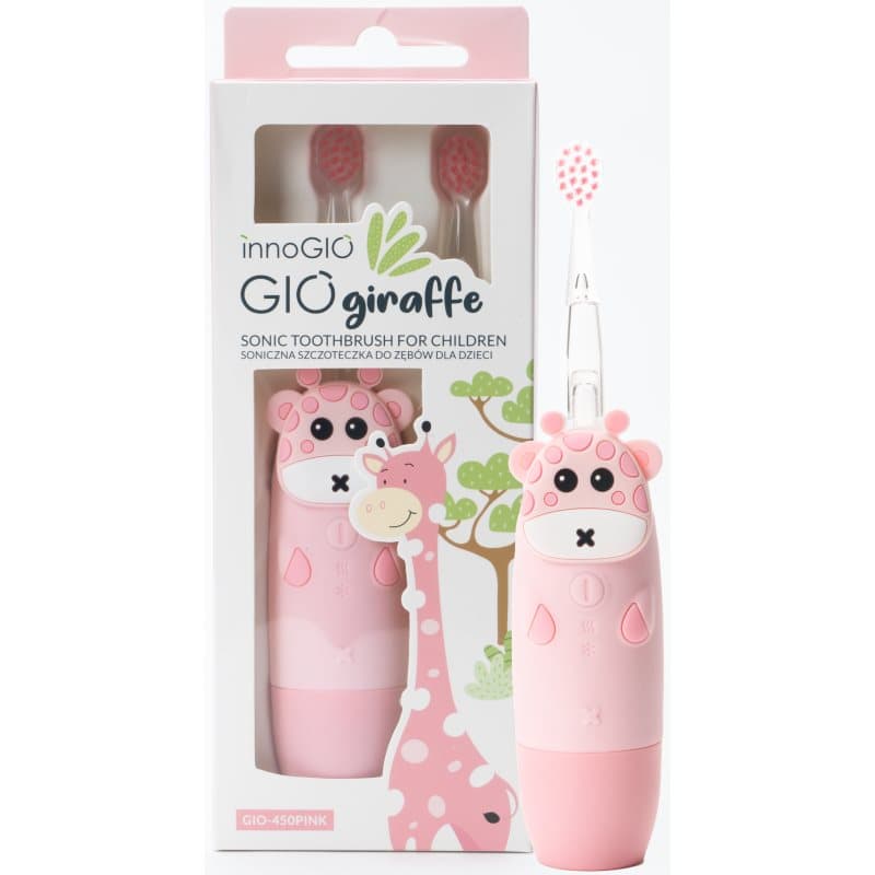 GIOGiraffe Sonic Toothbrush szczoteczka soniczna dla dzieci Pink