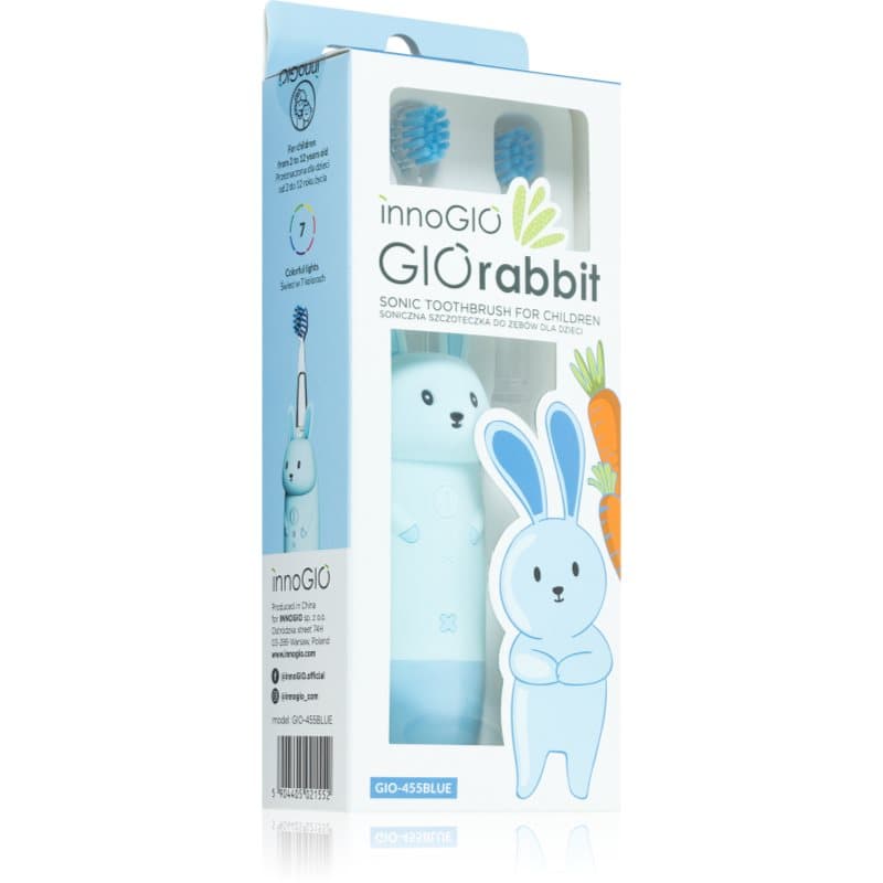 GIORabbit Sonic Toothbrush szczoteczka soniczna dla dzieci Blue