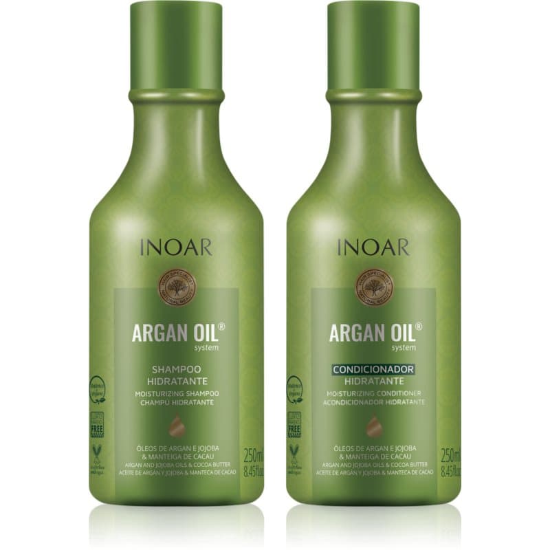 Argan Oil System zestaw nawilżające i nadające blask
