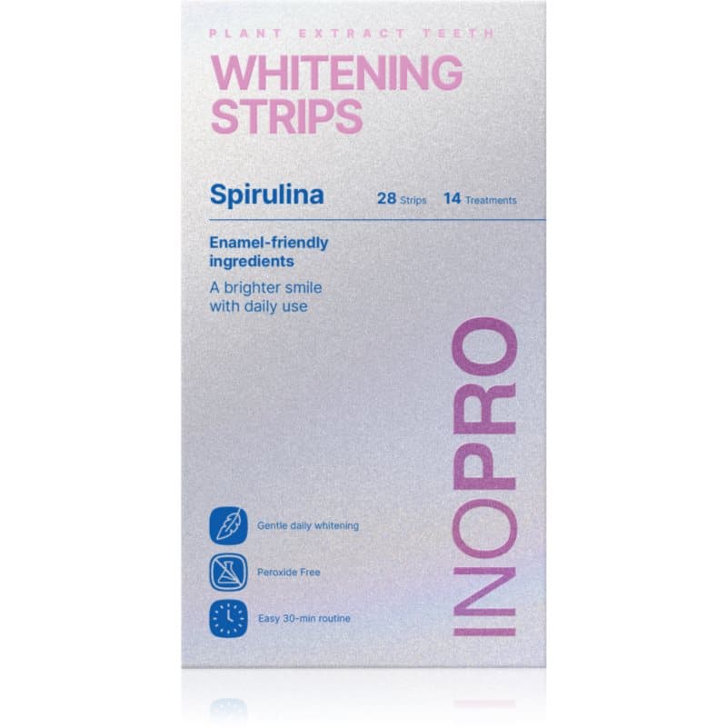 Green Whitening Strips Spirulina paski wybielające do zębów bez peroxidu