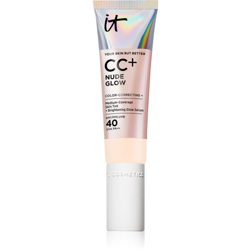 CC+ Nude Glow SPF 40 Fair Porcelain — rozświetlający krem CC
