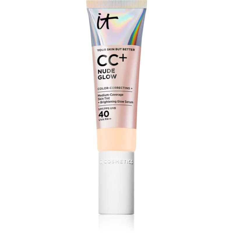 Your Skin But Better CC + Nude Glow krem CC z efektem rozświetlającym SPF 40 Fair Biege